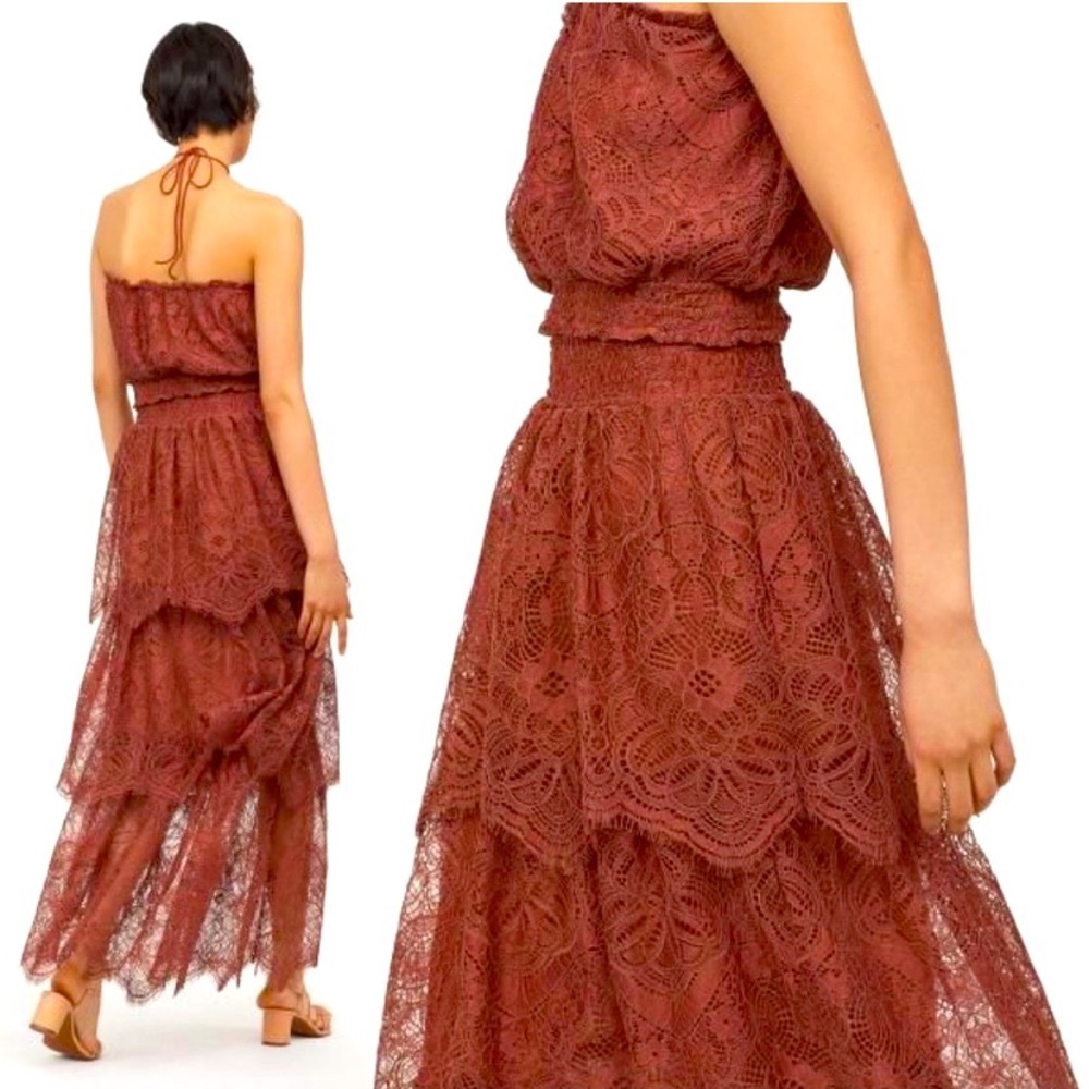 COPY - Lace Tiered Maxi Skirt